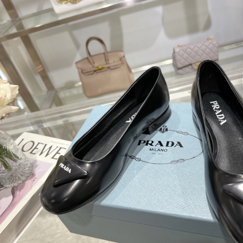 Replica Prada Flat Shoes For Women #1117447 $96.00 USD for Wholesale