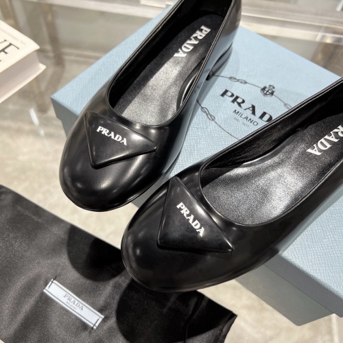 Replica Prada Flat Shoes For Women #1117447 $96.00 USD for Wholesale
