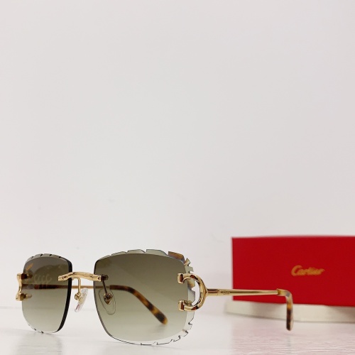 Cartier AAA Quality Sunglassess #1117713 $60.00 USD, Wholesale Replica Cartier AAA Quality Sunglassess