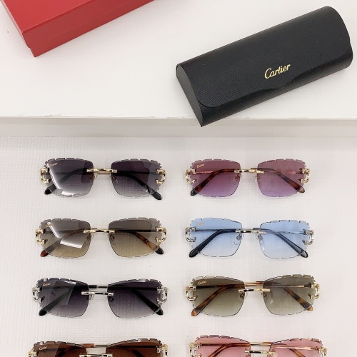 Replica Cartier AAA Quality Sunglassess #1117713 $60.00 USD for Wholesale