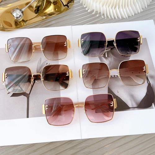 Replica Fendi AAA Quality Sunglasses #1118127 $60.00 USD for Wholesale