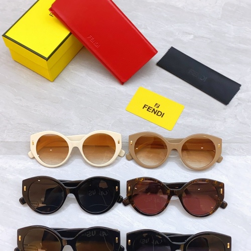 Replica Fendi AAA Quality Sunglasses #1118139 $60.00 USD for Wholesale