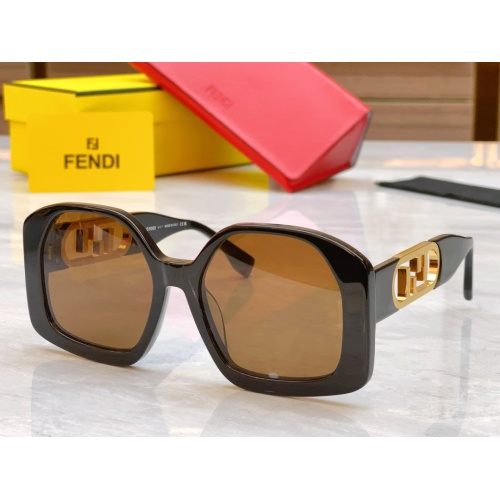Fendi AAA Quality Sunglasses #1118164 $64.00 USD, Wholesale Replica Fendi AAA Quality Sunglasses