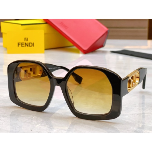 Fendi AAA Quality Sunglasses #1118165 $64.00 USD, Wholesale Replica Fendi AAA Quality Sunglasses