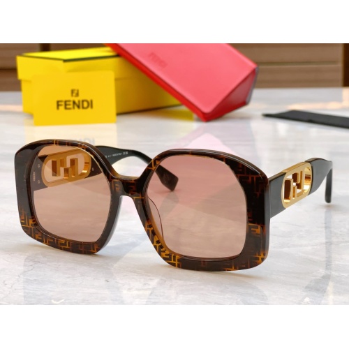 Fendi AAA Quality Sunglasses #1118167 $64.00 USD, Wholesale Replica Fendi AAA Quality Sunglasses