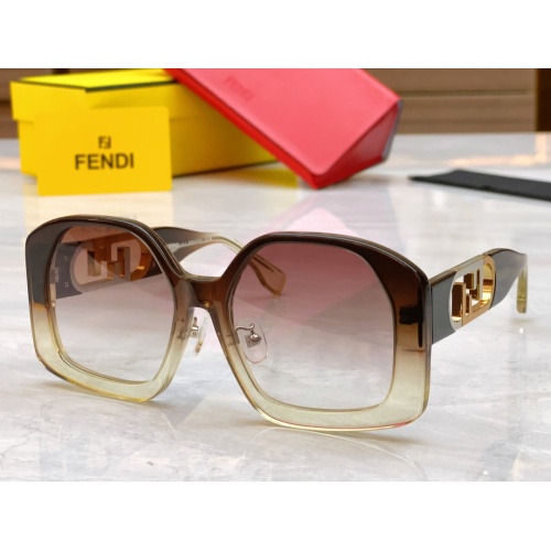 Fendi AAA Quality Sunglasses #1118168 $64.00 USD, Wholesale Replica Fendi AAA Quality Sunglasses