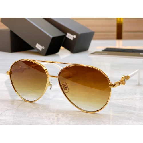 Montblanc AAA Quality Sunglasses #1118364 $60.00 USD, Wholesale Replica Montblanc AAA Quality Sunglasses