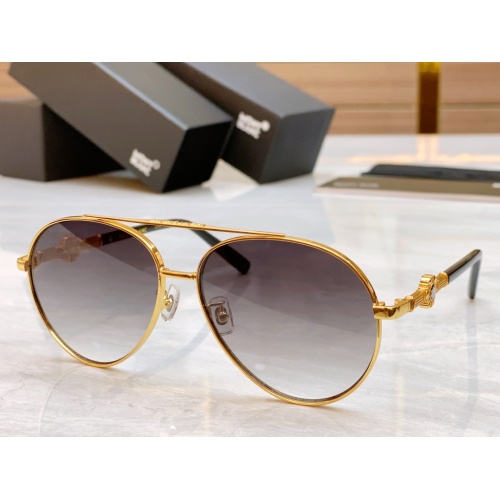Montblanc AAA Quality Sunglasses #1118368 $60.00 USD, Wholesale Replica Montblanc AAA Quality Sunglasses