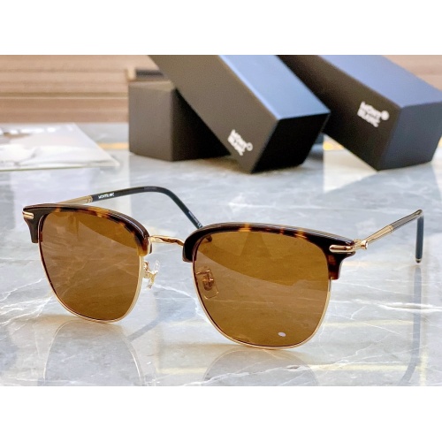 Montblanc AAA Quality Sunglasses #1118371 $64.00 USD, Wholesale Replica Montblanc AAA Quality Sunglasses
