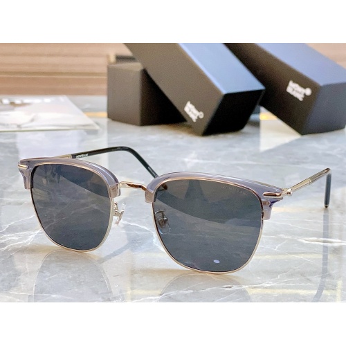 Montblanc AAA Quality Sunglasses #1118372 $64.00 USD, Wholesale Replica Montblanc AAA Quality Sunglasses