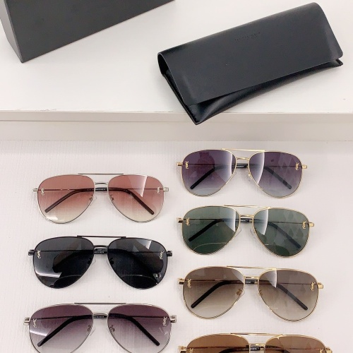 Replica Yves Saint Laurent YSL AAA Quality Sunglasses #1118576 $48.00 USD for Wholesale