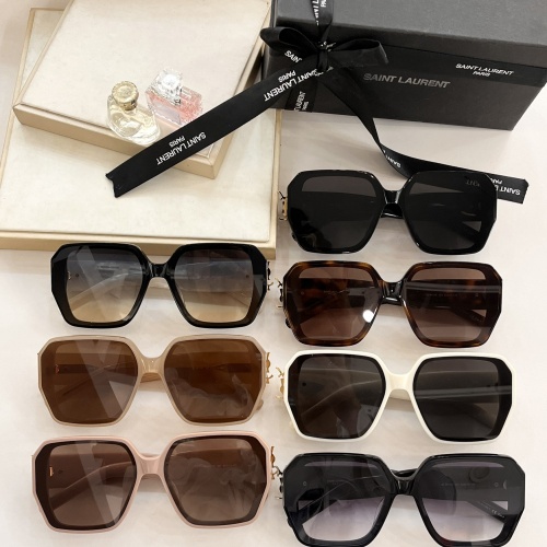 Replica Yves Saint Laurent YSL AAA Quality Sunglasses #1118609 $64.00 USD for Wholesale