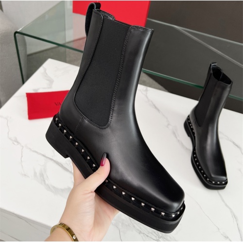 Replica Valentino Boots For Women #1118855 $102.00 USD for Wholesale