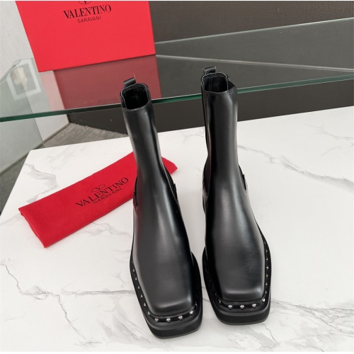 Replica Valentino Boots For Women #1118855 $102.00 USD for Wholesale