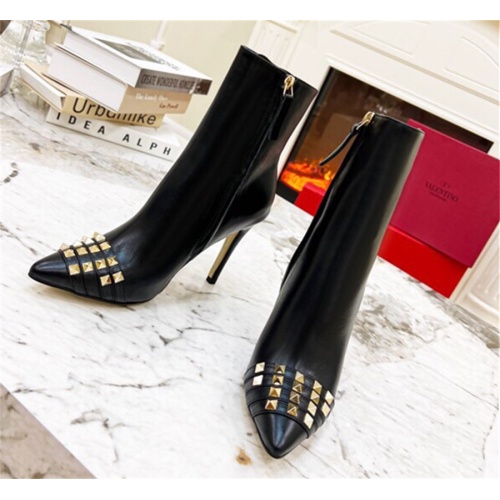 Replica Valentino Boots For Women #1118862 $100.00 USD for Wholesale
