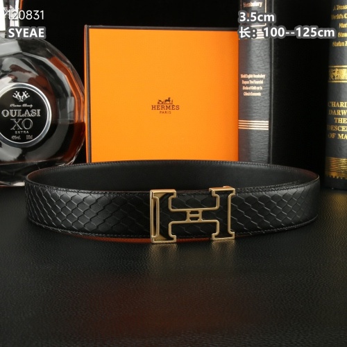 Replica Hermes AAA Quality Belts For Men #1119651 $60.00 USD for Wholesale