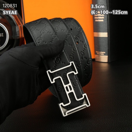 Replica Hermes AAA Quality Belts For Men #1119652 $60.00 USD for Wholesale