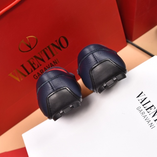 Replica Valentino Leather Shoes For Men #1119656 $80.00 USD for Wholesale
