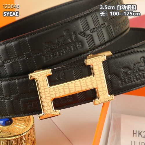 Replica Hermes AAA Quality Belts For Men #1119667 $60.00 USD for Wholesale