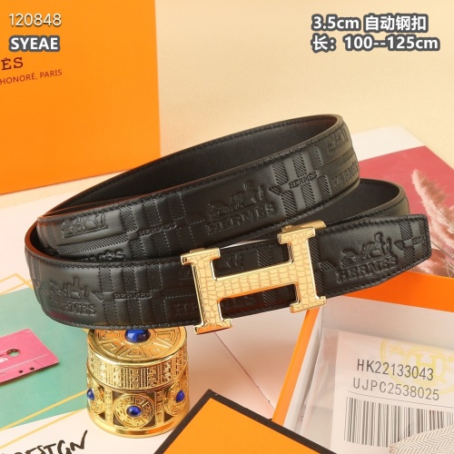 Replica Hermes AAA Quality Belts For Men #1119667 $60.00 USD for Wholesale