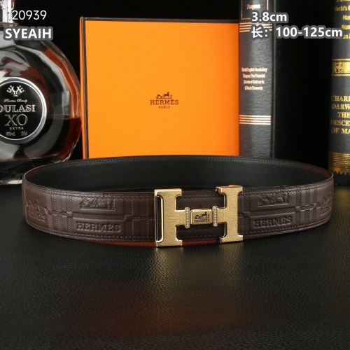 Replica Hermes AAA Quality Belts For Men #1119673 $72.00 USD for Wholesale