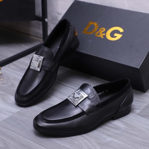 Dolce & Gabbana D&G Leather Shoes For Men #1120089