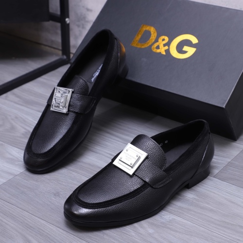 Dolce & Gabbana D&G Leather Shoes For Men #1120090
