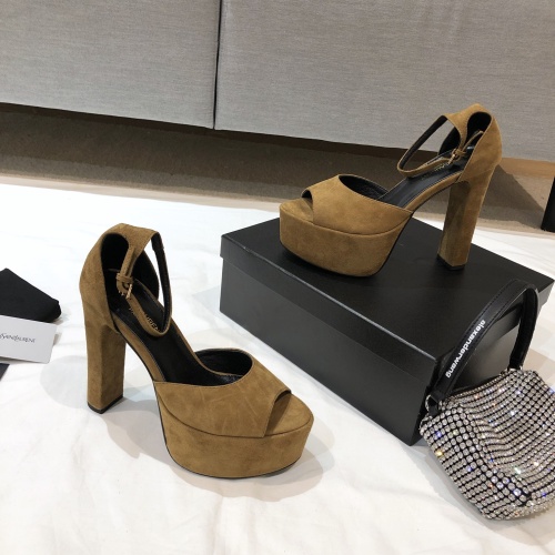 Replica Yves Saint Laurent YSL Sandal For Women #1120329 $130.00 USD for Wholesale
