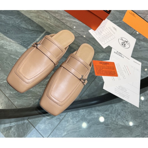 Replica Hermes Slippers For Women #1120389 $80.00 USD for Wholesale