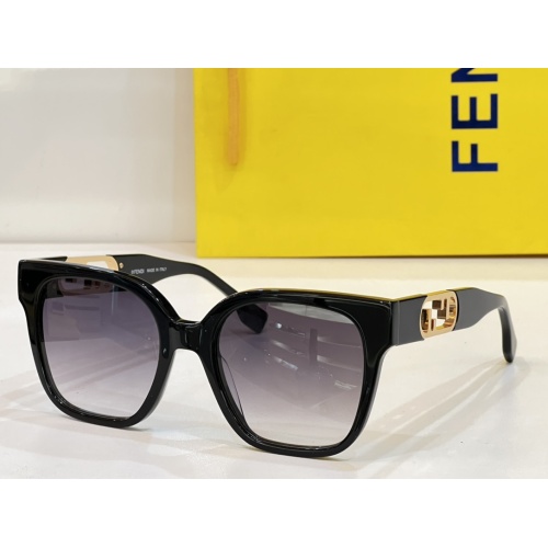 Fendi AAA Quality Sunglasses #1120875 $64.00 USD, Wholesale Replica Fendi AAA Quality Sunglasses