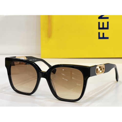 Fendi AAA Quality Sunglasses #1120878 $64.00 USD, Wholesale Replica Fendi AAA Quality Sunglasses