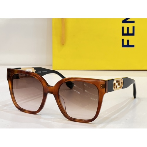 Fendi AAA Quality Sunglasses #1120880 $64.00 USD, Wholesale Replica Fendi AAA Quality Sunglasses