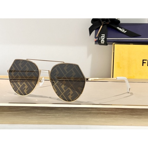Fendi AAA Quality Sunglasses #1120881 $64.00 USD, Wholesale Replica Fendi AAA Quality Sunglasses