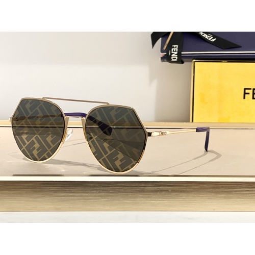 Fendi AAA Quality Sunglasses #1120882 $64.00 USD, Wholesale Replica Fendi AAA Quality Sunglasses