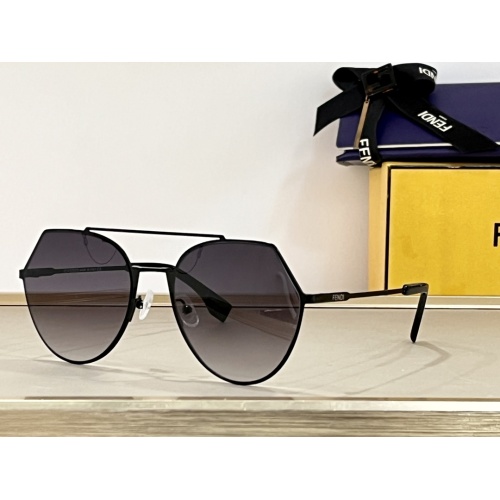 Fendi AAA Quality Sunglasses #1120886 $64.00 USD, Wholesale Replica Fendi AAA Quality Sunglasses