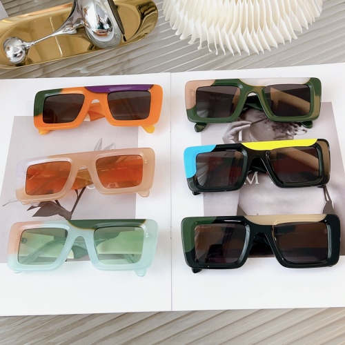 Replica Off-White AAA Quality Sunglasses #1120989 $80.00 USD for Wholesale