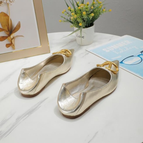 Replica Valentino Flat Shoes For Women #1121044 $76.00 USD for Wholesale
