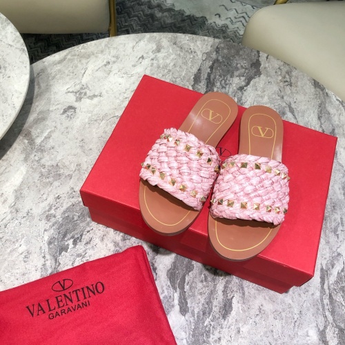 Valentino Slippers For Women #1121118 $88.00 USD, Wholesale Replica Valentino Slippers
