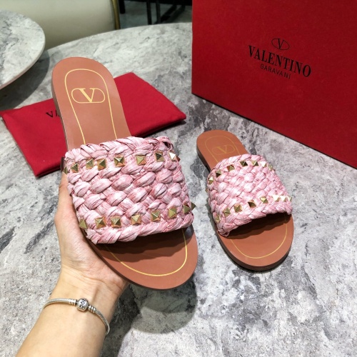 Replica Valentino Slippers For Women #1121118 $88.00 USD for Wholesale