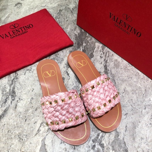 Replica Valentino Slippers For Women #1121118 $88.00 USD for Wholesale