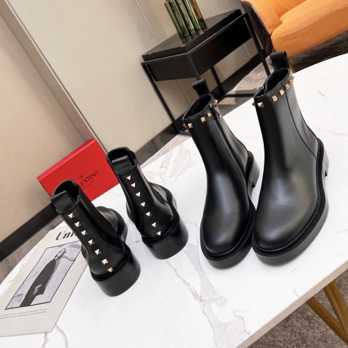 Replica Valentino Boots For Women #1121152 $102.00 USD for Wholesale