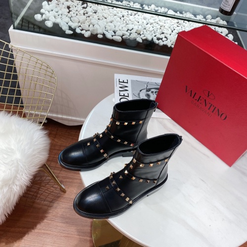 Replica Valentino Boots For Women #1121153 $102.00 USD for Wholesale