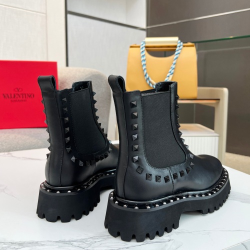 Replica Valentino Boots For Women #1121157 $105.00 USD for Wholesale