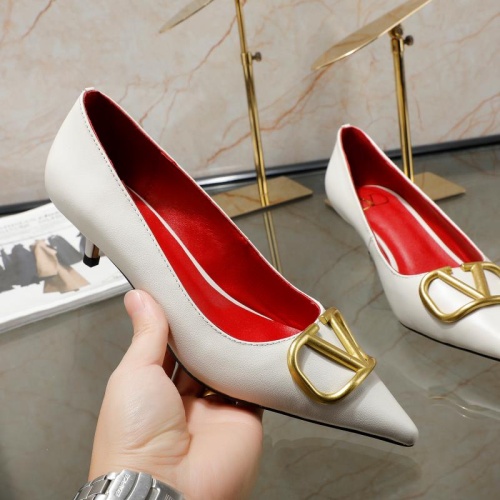 Replica Valentino High-Heeled Shoes For Women #1121175 $80.00 USD for Wholesale