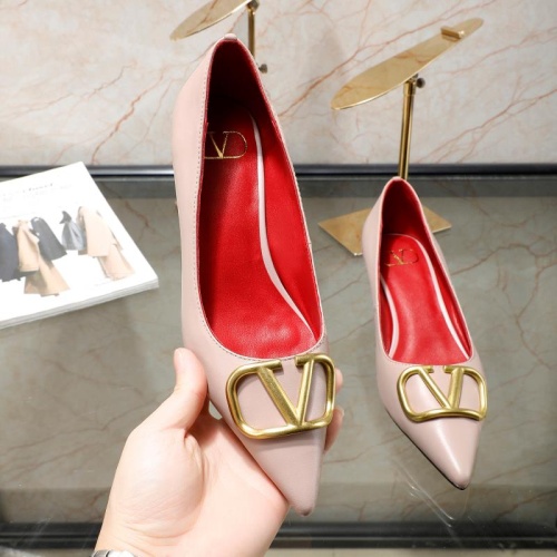 Replica Valentino High-Heeled Shoes For Women #1121176 $80.00 USD for Wholesale
