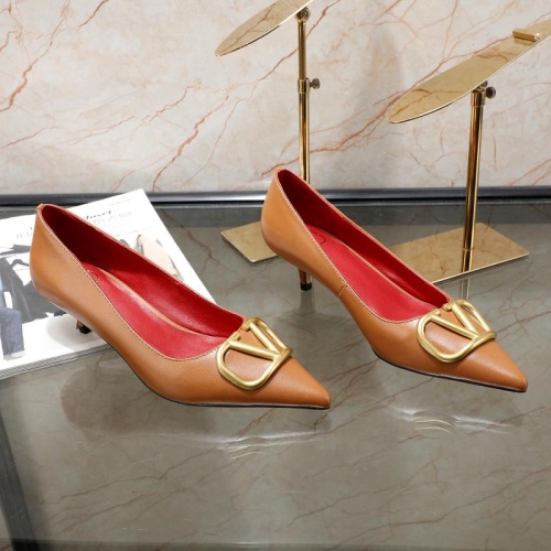 Valentino High-Heeled Shoes For Women #1121178 $80.00 USD, Wholesale Replica Valentino High-Heeled Shoes