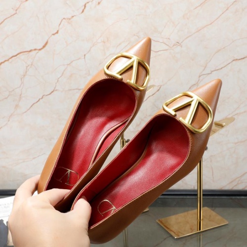 Replica Valentino High-Heeled Shoes For Women #1121178 $80.00 USD for Wholesale