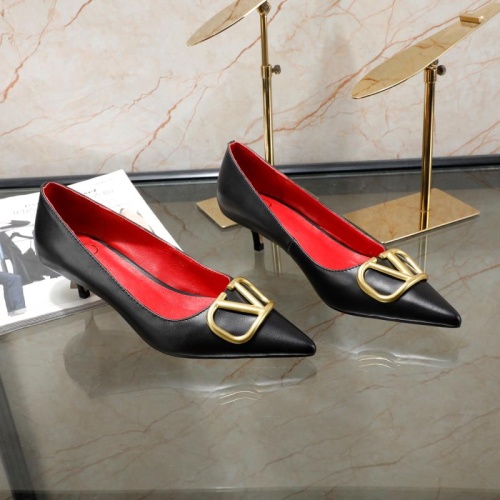 Valentino High-Heeled Shoes For Women #1121179 $80.00 USD, Wholesale Replica Valentino High-Heeled Shoes