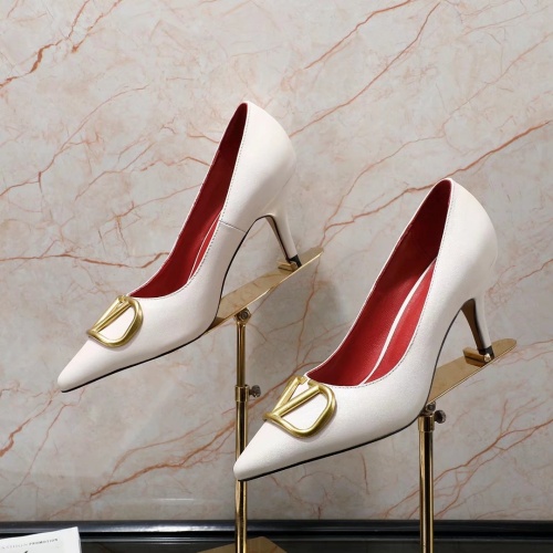 Valentino High-Heeled Shoes For Women #1121180 $76.00 USD, Wholesale Replica Valentino High-Heeled Shoes