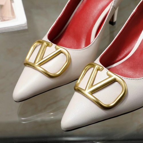 Replica Valentino High-Heeled Shoes For Women #1121180 $76.00 USD for Wholesale